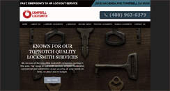 Desktop Screenshot of campbellcalocksmith.com